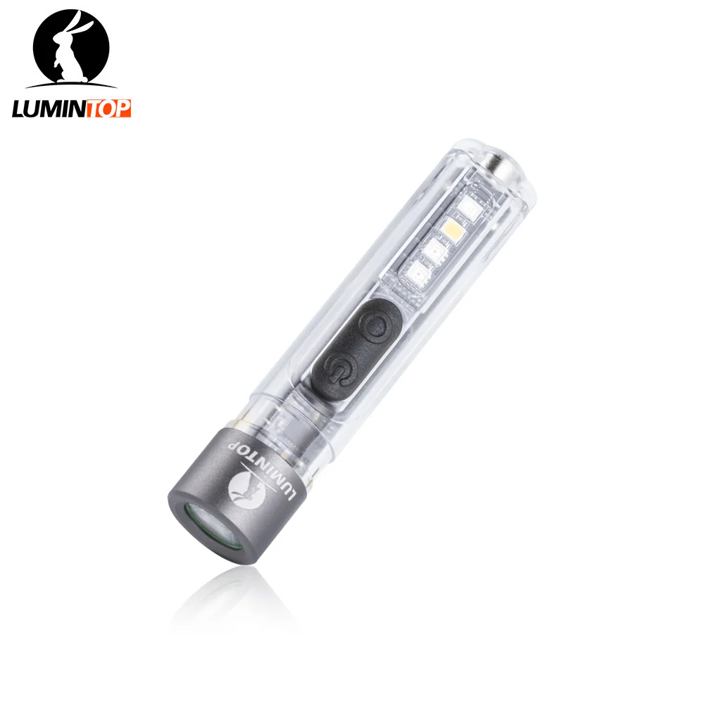 Lumintop Black Cat 400lm EDC Flashlight | 4-in-1 UV RGB Warm White Keychain Light - Image 11