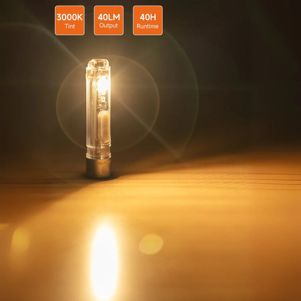 Lumintop Black Cat 400lm EDC Flashlight | 4-in-1 UV RGB Warm White Keychain Light - Image 5