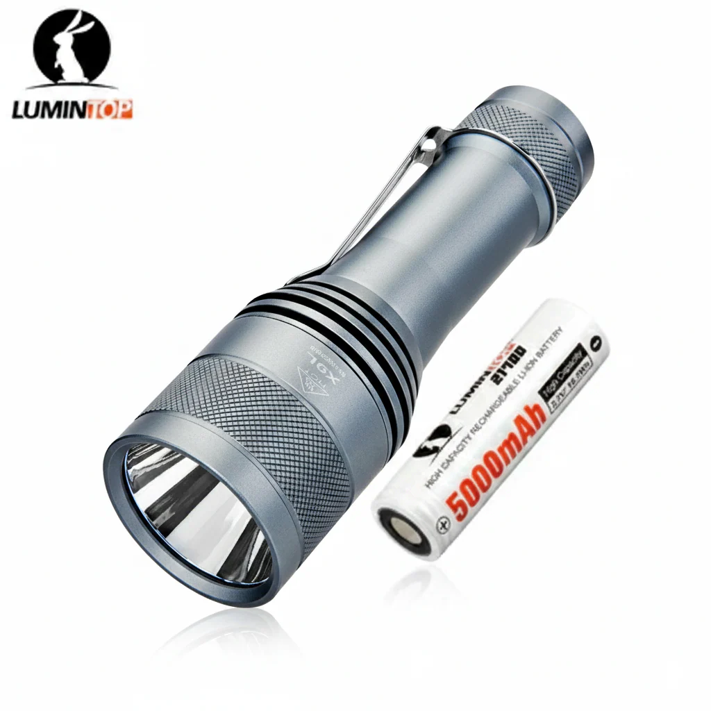 Lumintop FW21 X9L 6500 Lumens SBT-90 LED Thrower Flashlight 810m Beam