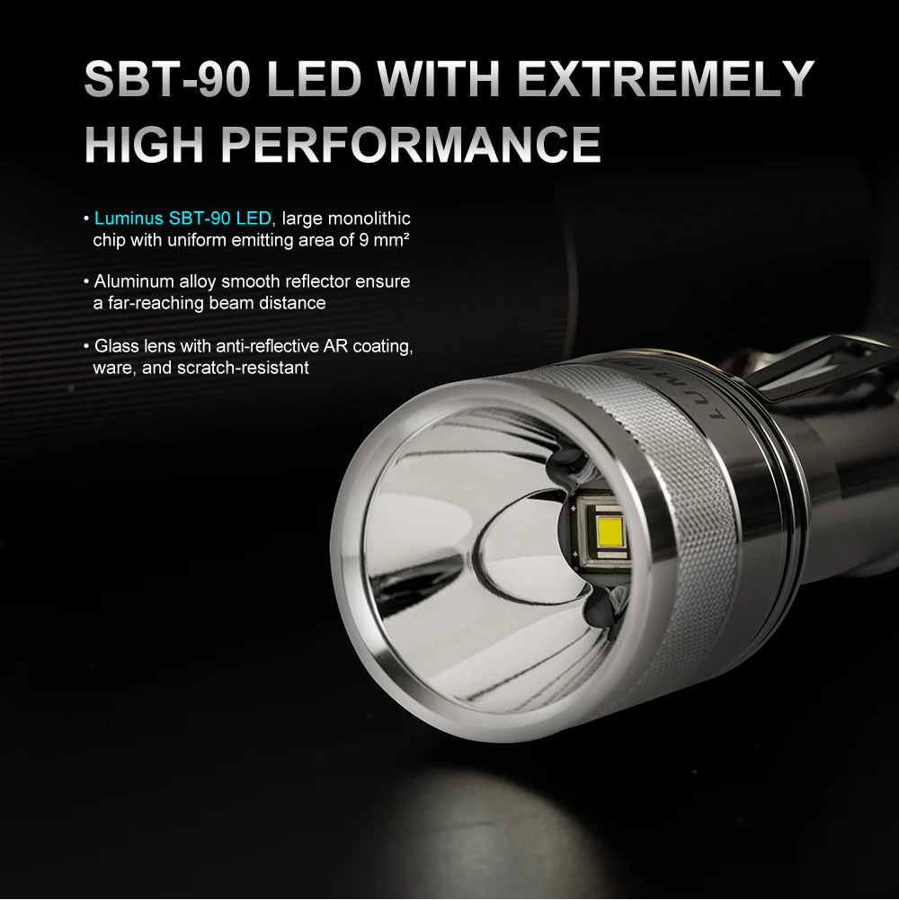 Lumintop FW21 X9L 6500 Lumens SBT-90 LED Thrower Flashlight 810m Beam - Image 3