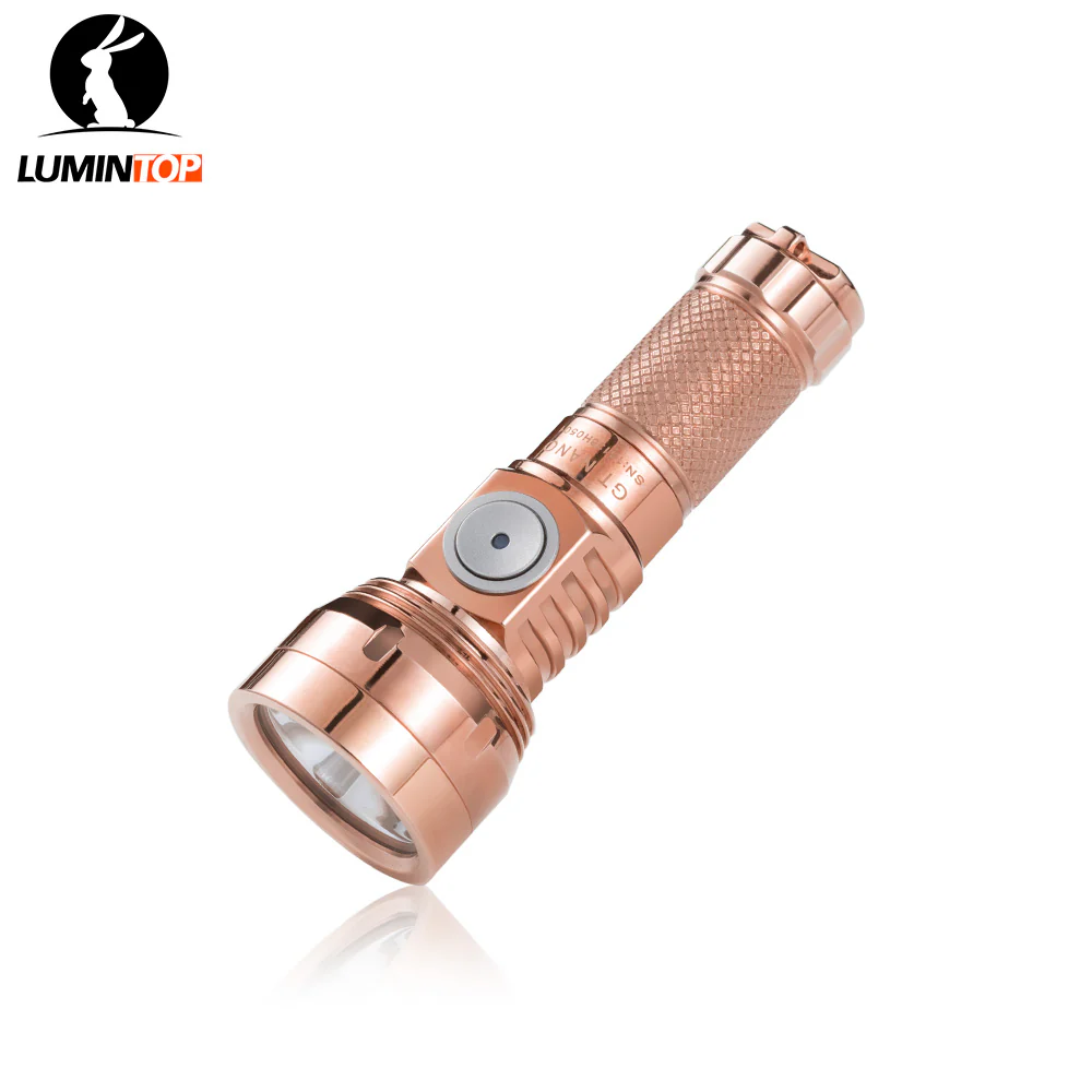 Lumintop GT NANO 3.0 Copper Rechargeable EDC Flashlight - Image 2