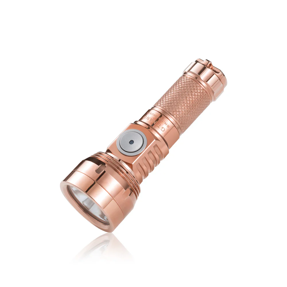 Lumintop GT NANO 3.0 Copper Rechargeable EDC Flashlight - Image 4