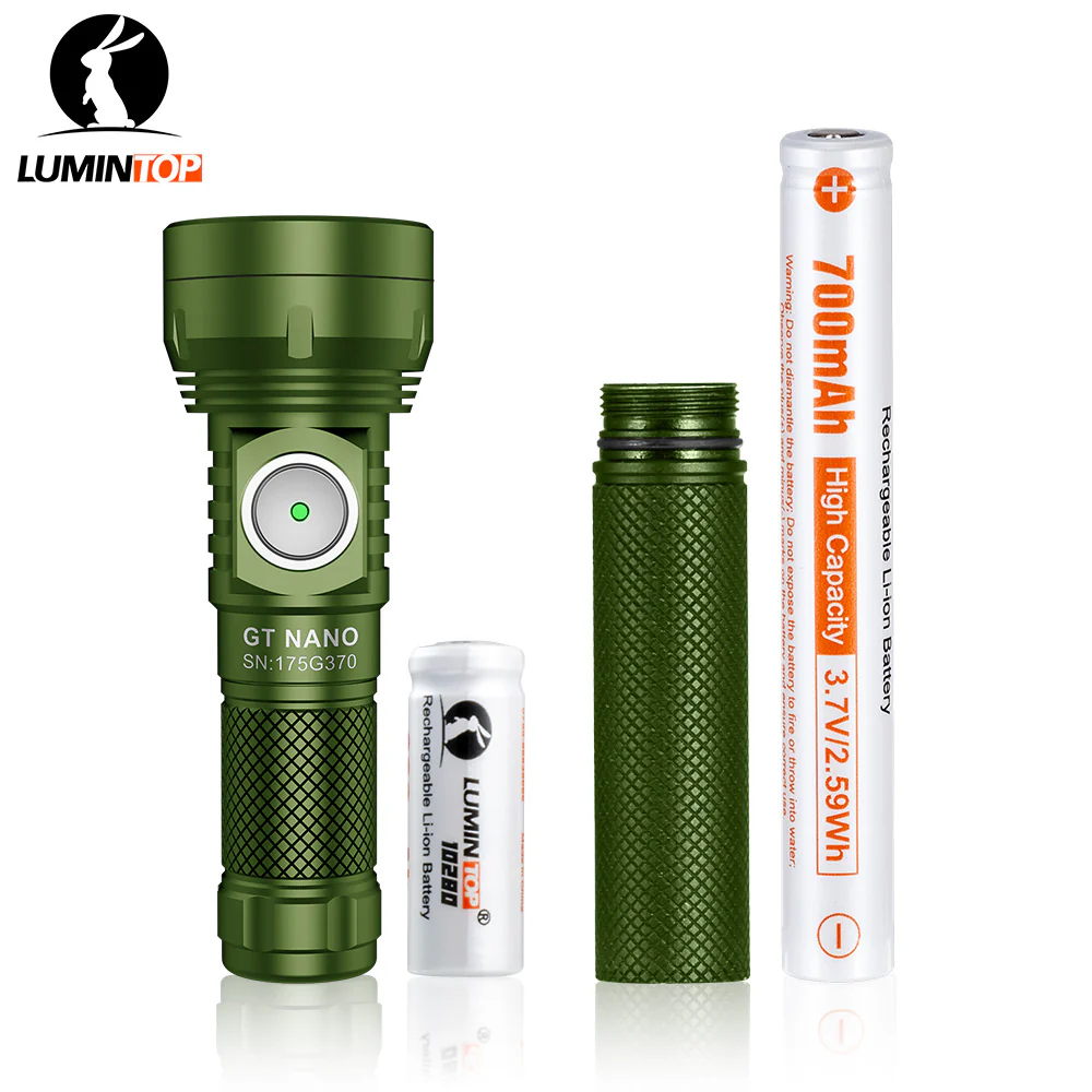 Lumintop GT NANO PRO Rechargeable EDC Keychain Flashlight 1600 Lumens - Image 18