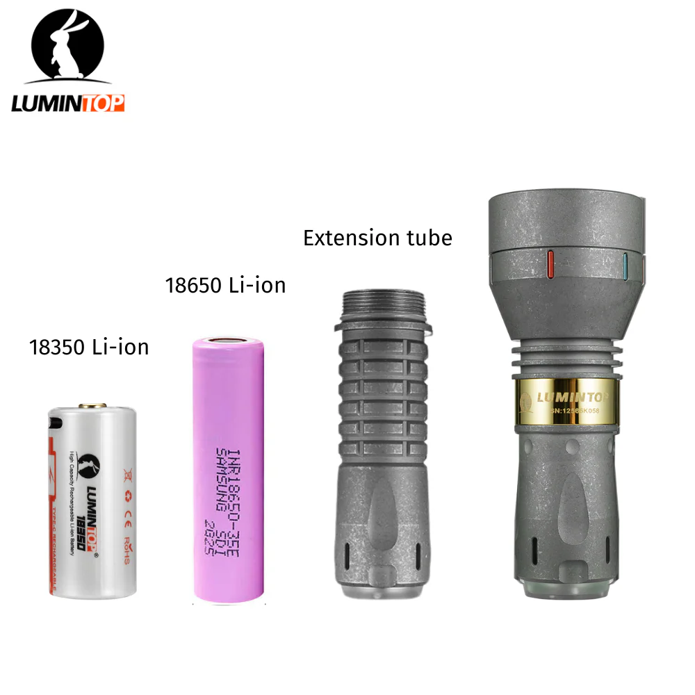 Lumintop THOR Ⅱ LEP Flashlight – 1700m White Laser Long Range Thrower - Image 12