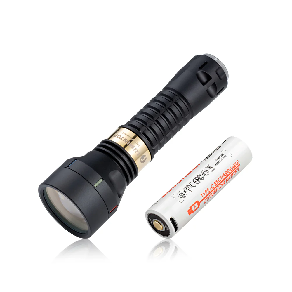 Lumintop THOR Ⅱ LEP Flashlight – 1700m White Laser Long Range Thrower - Image 3