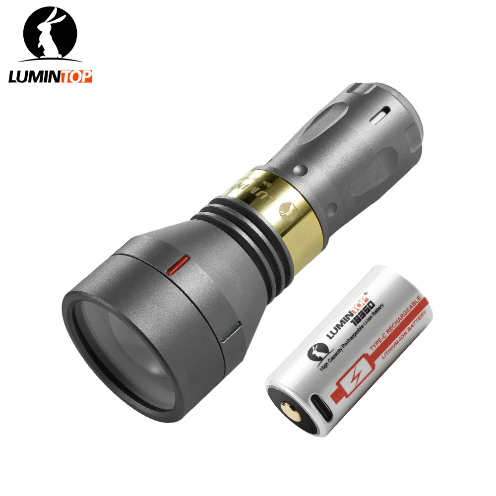 Lumintop THOR Ⅱ LEP Flashlight – 1700m White Laser Long Range Thrower - Image 9
