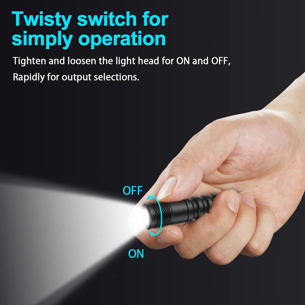 Lumintop® EDC01 Keychain Flashlight 120 Lumens - Image 5