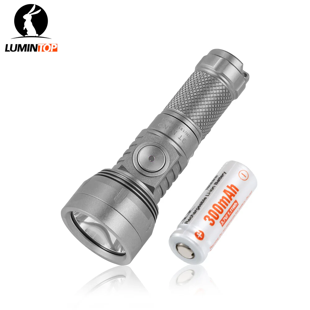 Lumintop GT Nano 3.0 Titanium Rechargeable Mini Flashlight EDC Gear - Image 6