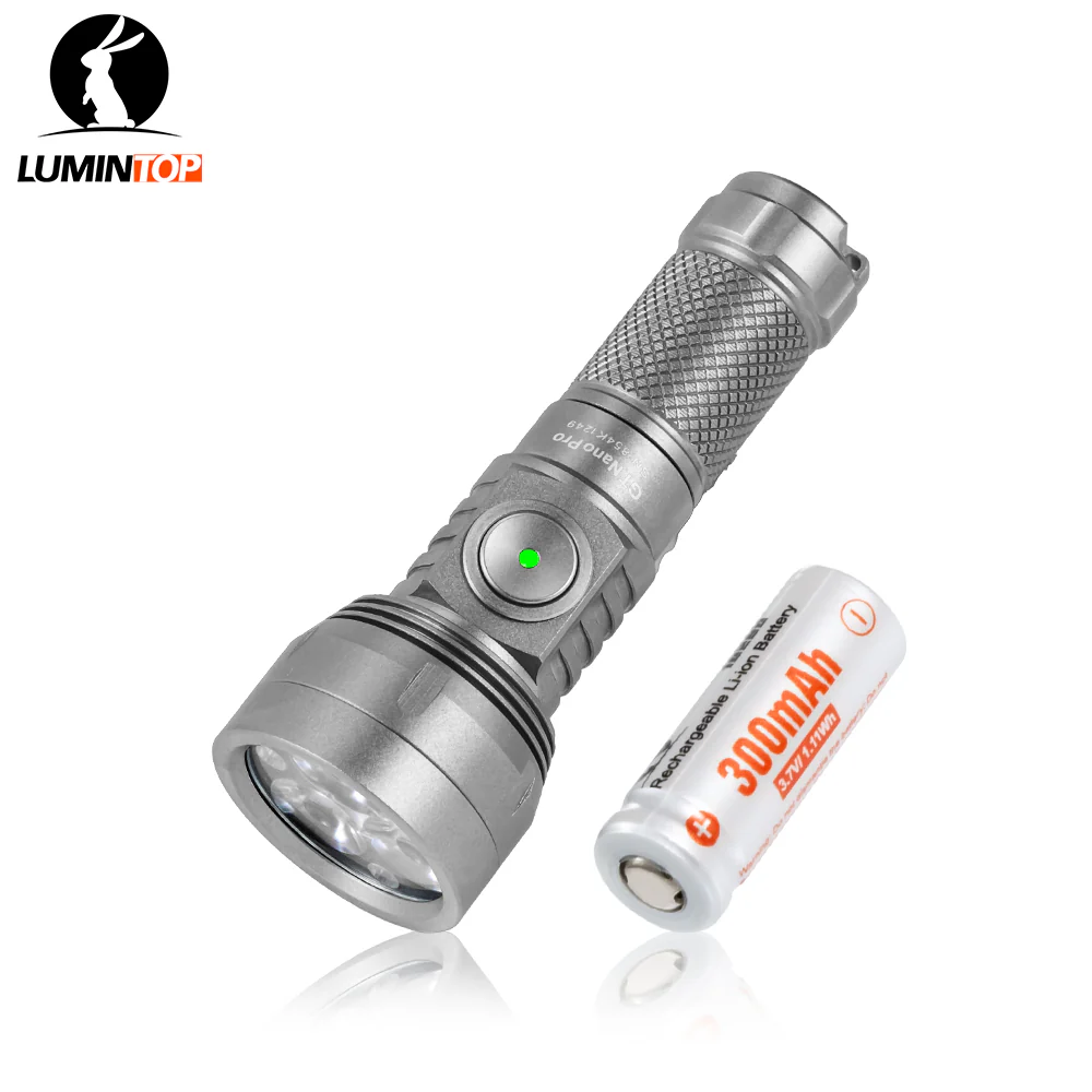 Lumintop GT NANO PRO 3.0 Titanium 1600 Lumens EDC Flashlight - Image 4