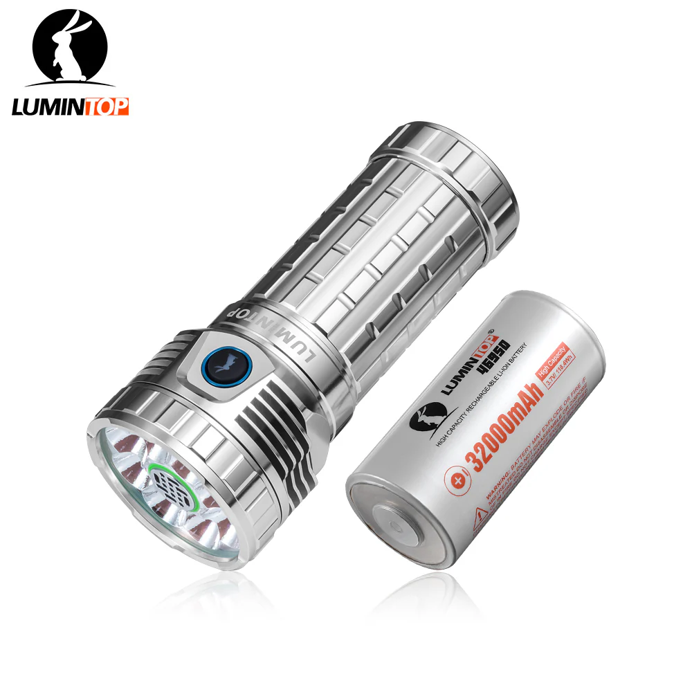Lumintop Mach4695 – 23,000 Lumen Flashlight with Fan Cooling & 500m Throw - Image 4