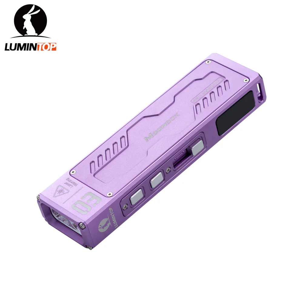 Lumintop MoonBox 3.0 Magnetic Rechargeable EDC Flashlight with RGB & UV Light Laser Pointers - Image 17