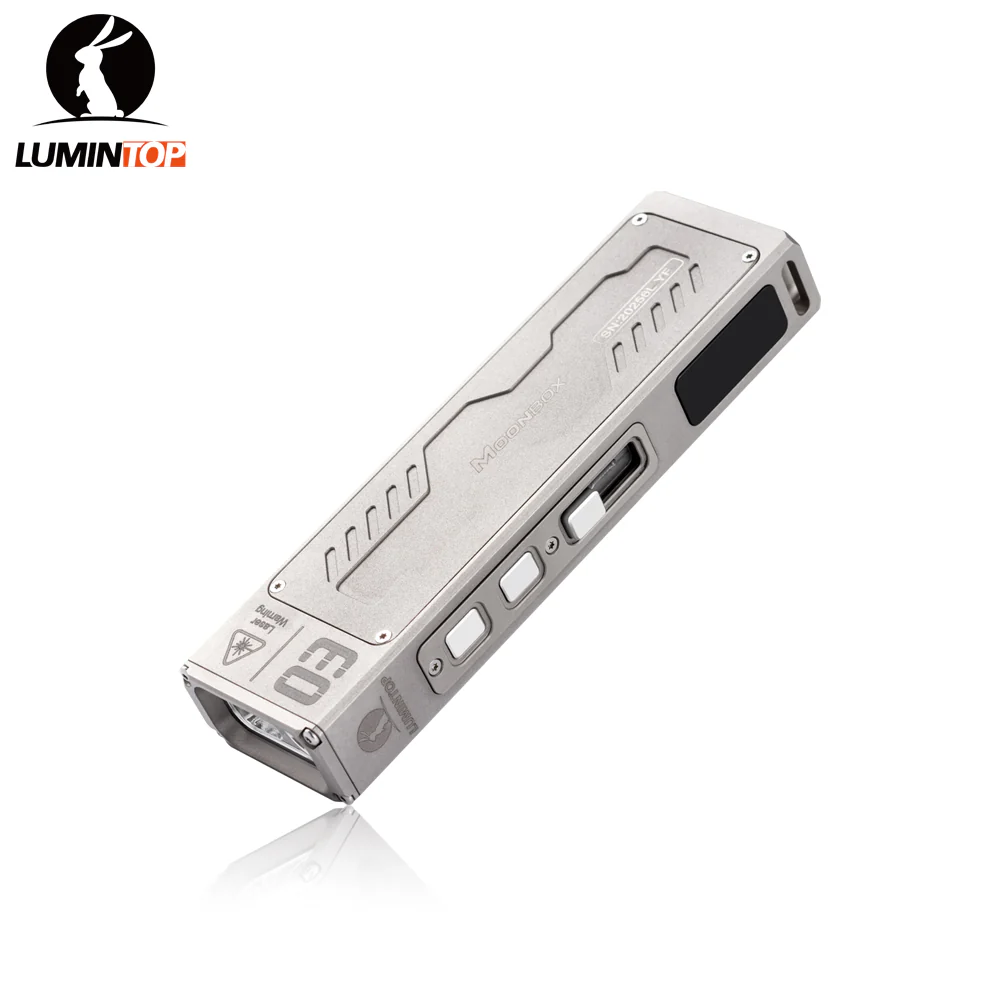 Lumintop MoonBox 3.0 Magnetic Rechargeable EDC Flashlight with RGB & UV Light Laser Pointers - Image 19