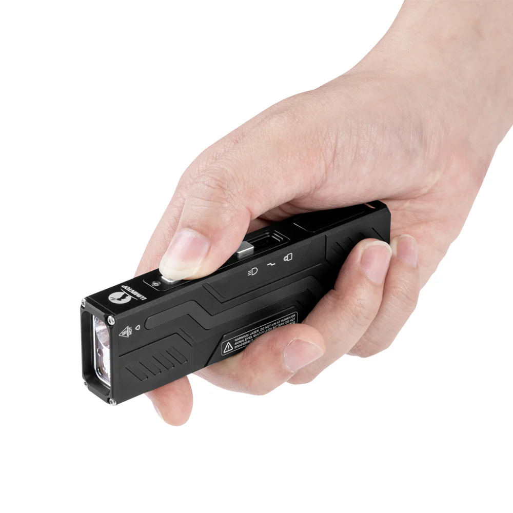 Lumintop MoonBox 3.0 Magnetic Rechargeable EDC Flashlight with RGB & UV Light Laser Pointers - Image 3