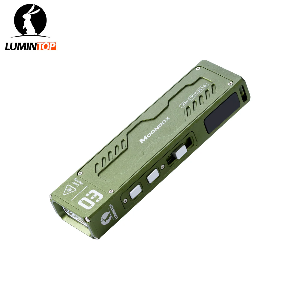 Lumintop MoonBox 3.0 Magnetic Rechargeable EDC Flashlight with RGB & UV Light Laser Pointers - Image 6