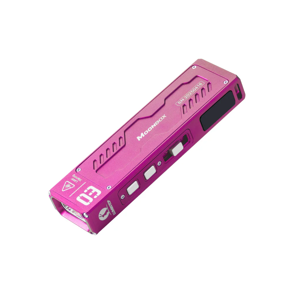 Lumintop MoonBox 3.0 Magnetic Rechargeable EDC Flashlight with RGB & UV Light Laser Pointers - Image 8