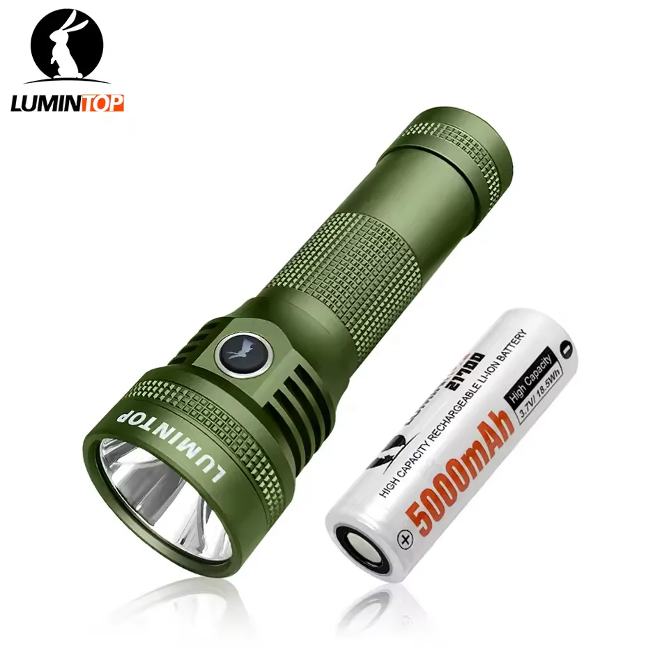 Lumintop D2 Type-C Rechargeable Outdoor LED Flashlight Magnetic Tail Cap - Image 7