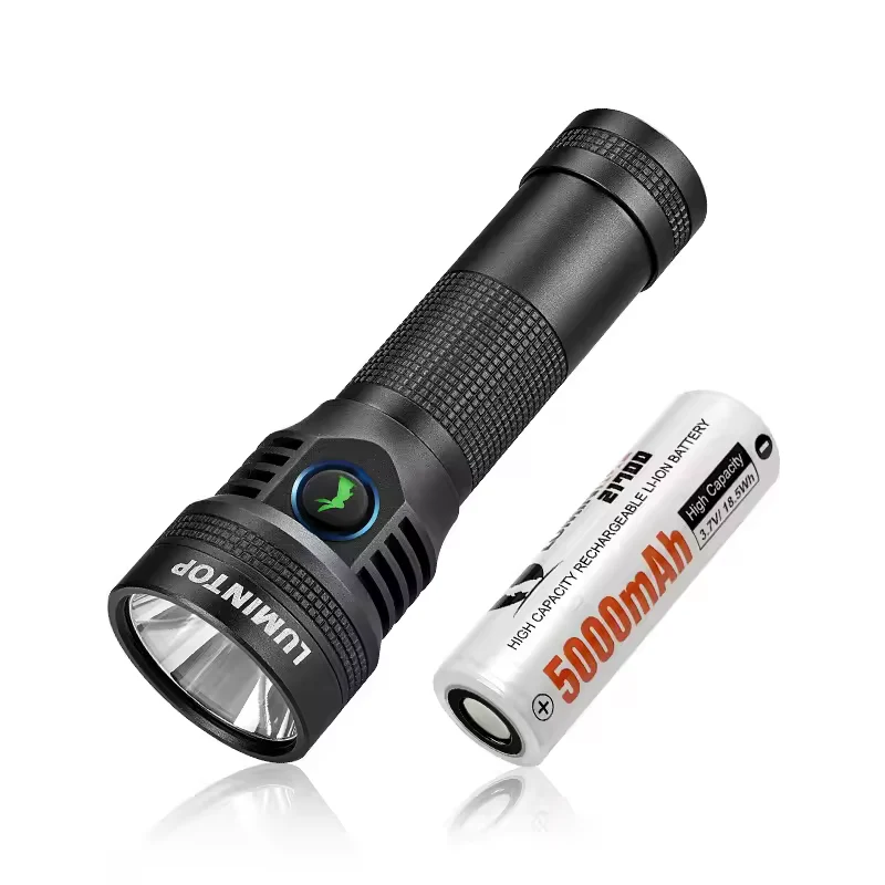 Lumintop D2 Type-C Rechargeable Outdoor LED Flashlight Magnetic Tail Cap - Image 8