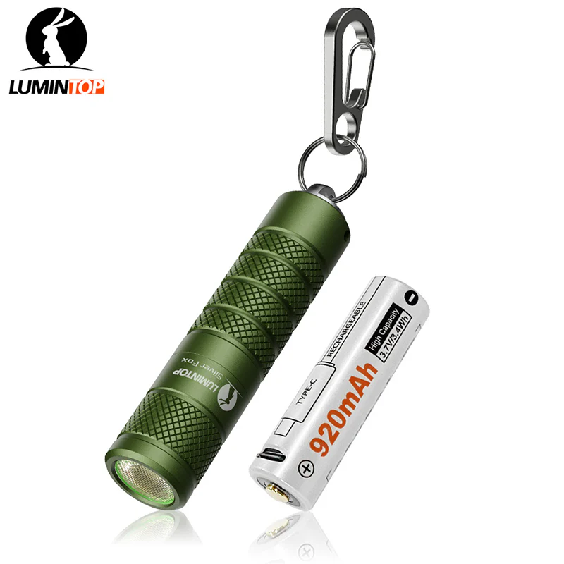Lumintop Silver Fox 760 Lumens Magnetic EDC Flashlight Keychain Light - Image 10